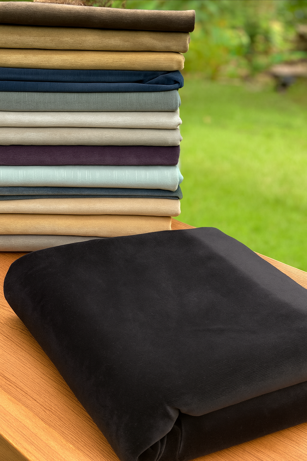 Restoration Hardware Cotton Upholstery Velvet in Graphite